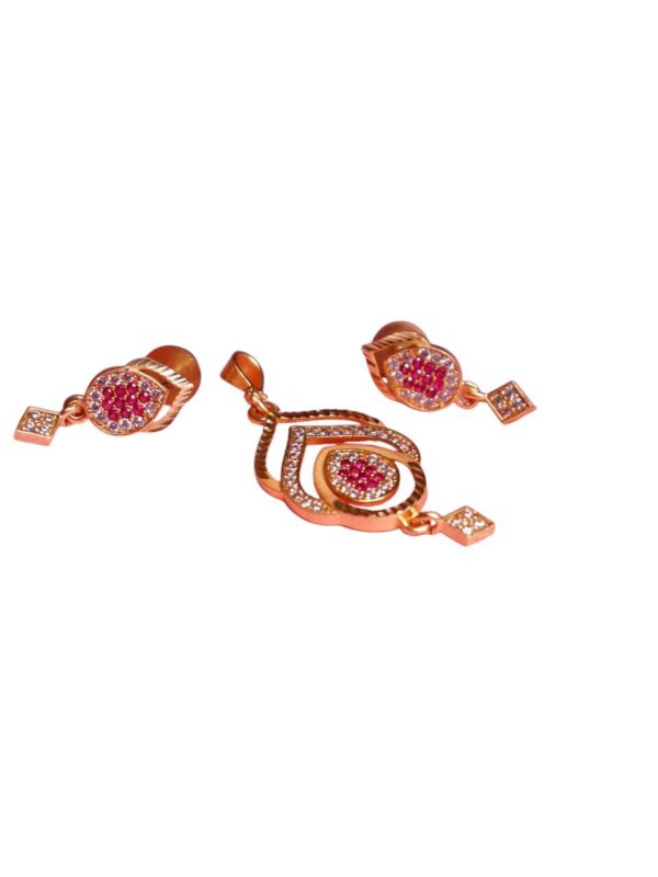 Ruby Harmony Drop pendal Set - Image 2